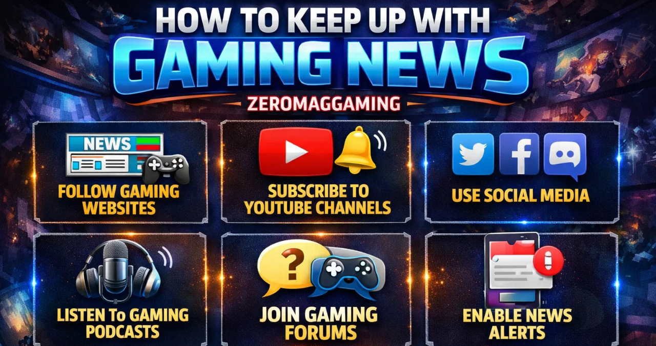 How to Keep Up With Gaming News Zeromaggaming
