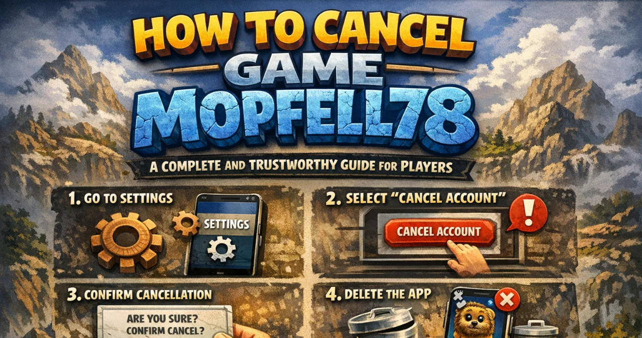 How to Cancel Game Mopfell78: A Complete and Trustworthy Guide for Players