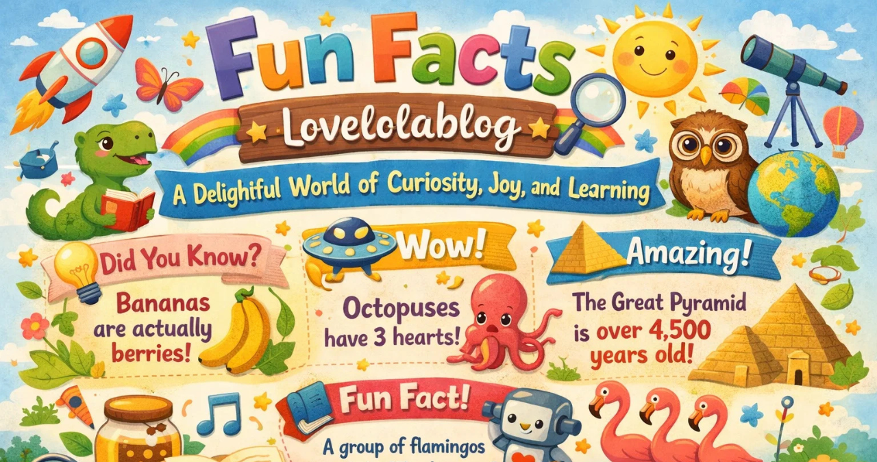 Fun Facts Lovelolablog: A Delightful World of Curiosity, Joy, and Learning