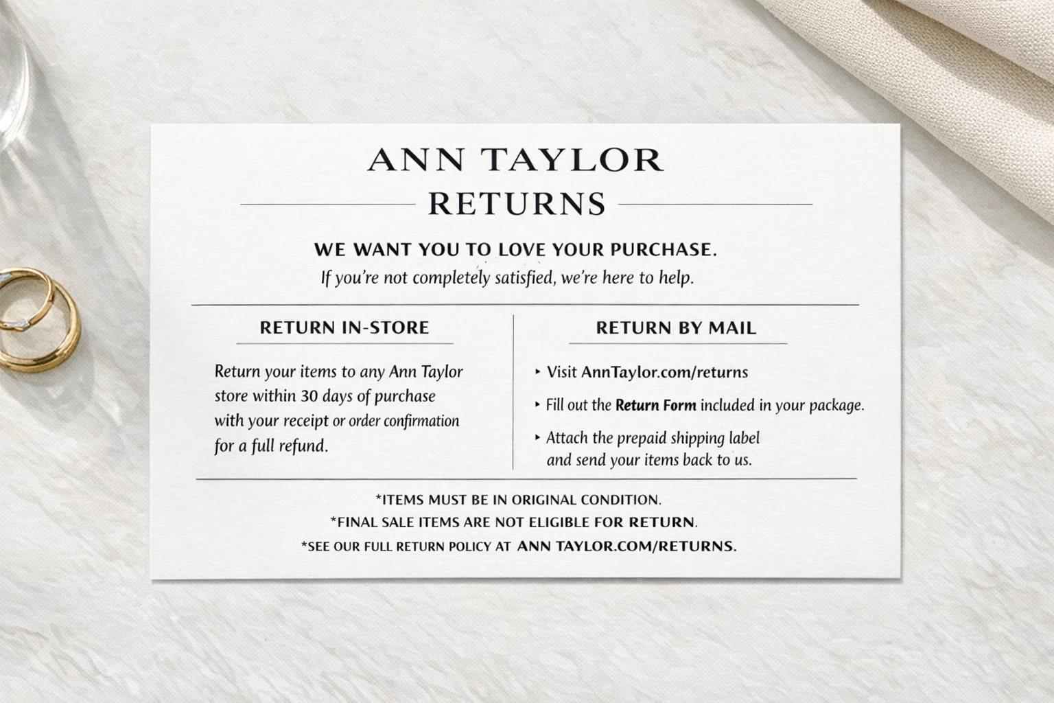 Ann Taylor Returns: A Complete and Friendly Guide for Easy Returns