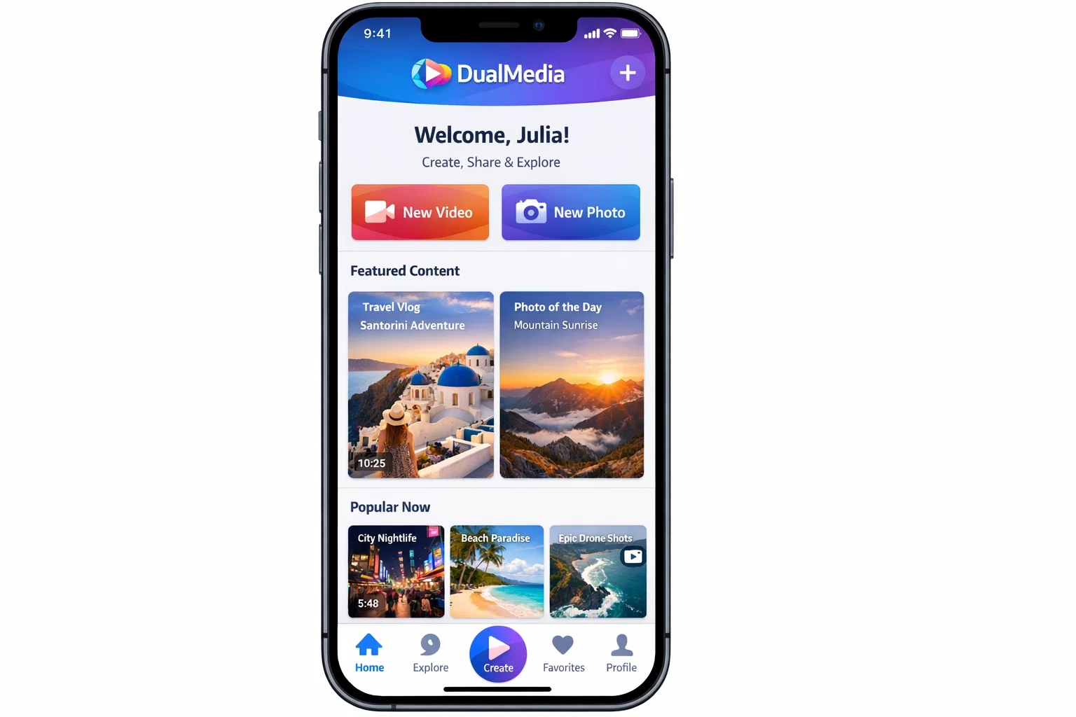Application Mobile Dualmedia